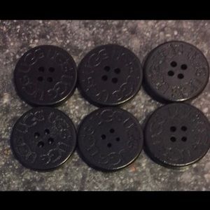 Six UGG Replacement Boot Buttons